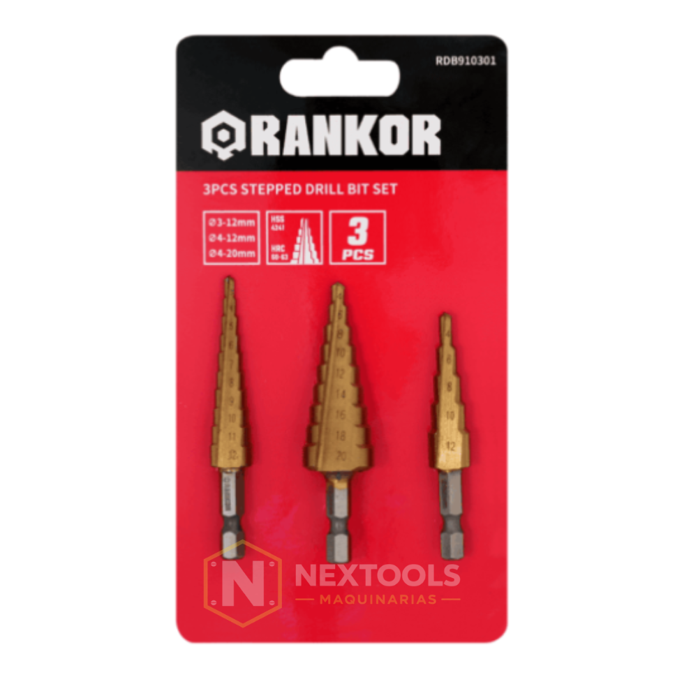 SET DE BROCAS ESCALONADAS x 3 Pzs RANKOR / RDB910301